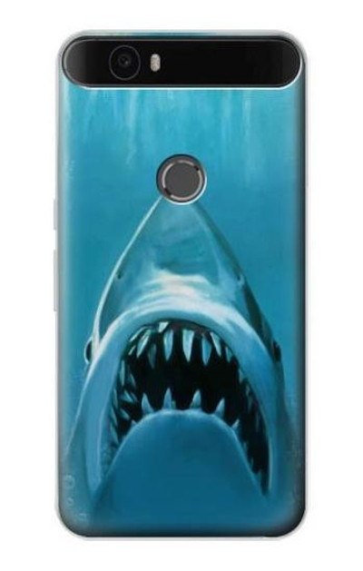 S0830 White Shark Case Cover Custodia per Huawei Nexus 6P