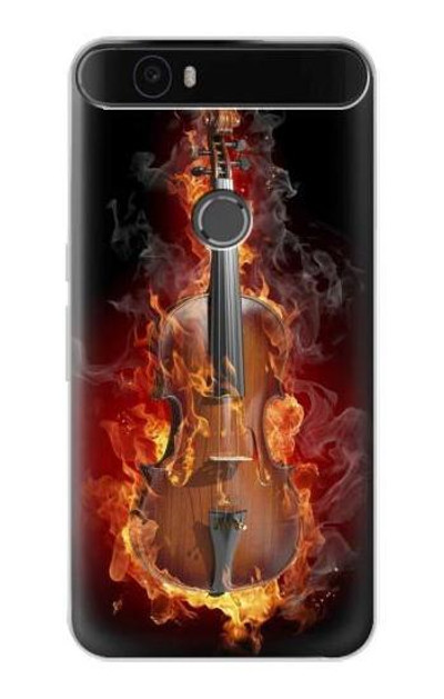 S0864 Fire Violin Case Cover Custodia per Huawei Nexus 6P