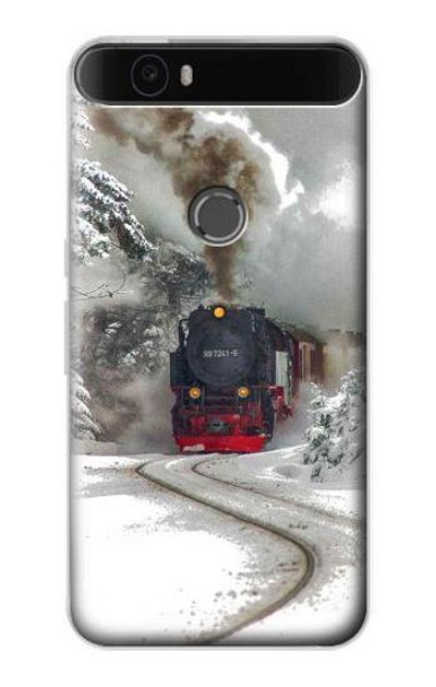S1509 Steam Train Case Cover Custodia per Huawei Nexus 6P