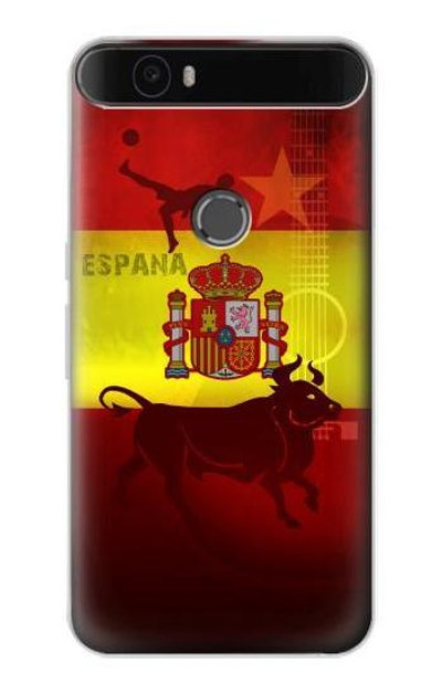 S2984 Spain Football Soccer Euro 2016 Case Cover Custodia per Huawei Nexus 6P