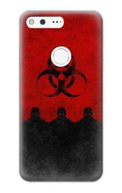 S2917 Biohazards Virus Red Alert Case Cover Custodia per Google Pixel XL