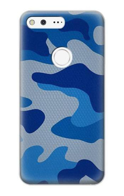 S2958 Army Blue Camo Camouflage Case Cover Custodia per Google Pixel XL