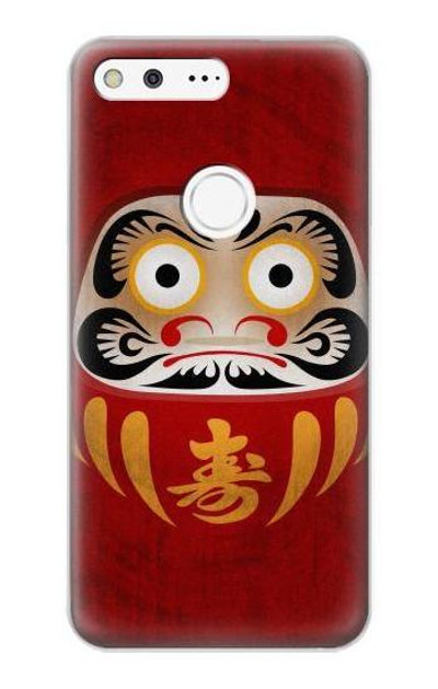 S3023 Japan Good Luck Daruma Doll Case Cover Custodia per Google Pixel XL