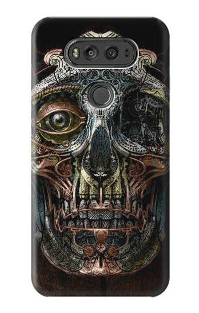 S1685 Steampunk Skull Head Case Cover Custodia per LG V20