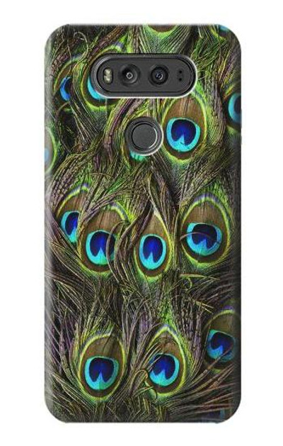 S1965 Peacock Feather Case Cover Custodia per LG V20