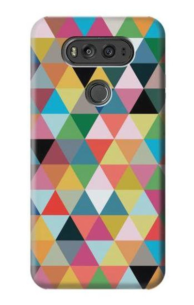 S3049 Triangles Vibrant Colors Case Cover Custodia per LG V20