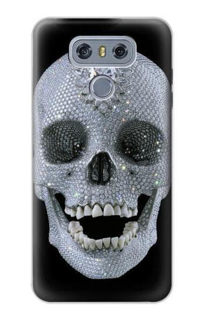 S1286 Diamond Skull Case Cover Custodia per LG G6