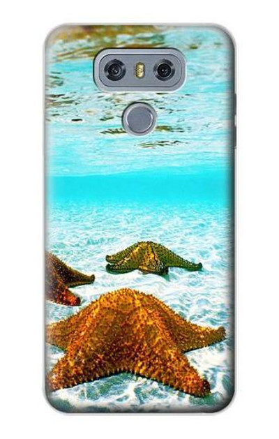 S1679 Starfish Sea Beach Case Cover Custodia per LG G6