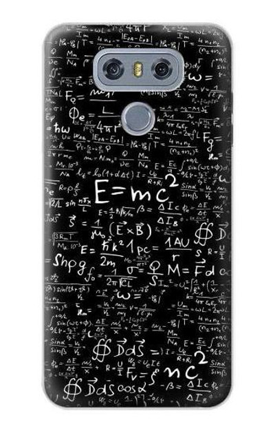 S2574 Mathematics Physics Blackboard Equation Case Cover Custodia per LG G6