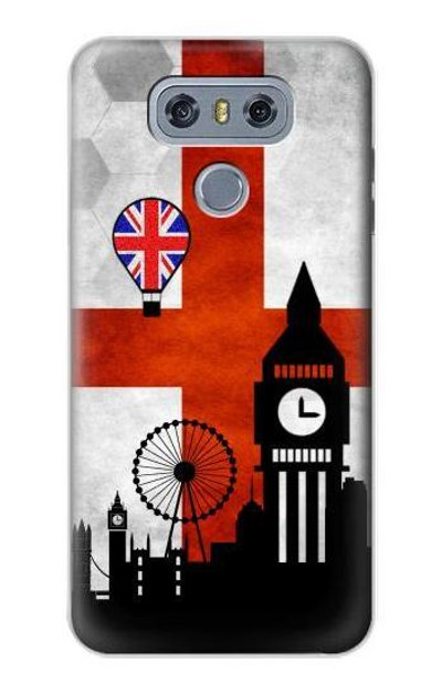 S2979 England Football Soccer Euro 2016 Case Cover Custodia per LG G6