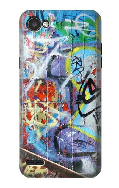 S0588 Wall Graffiti Case Cover Custodia per LG Q6