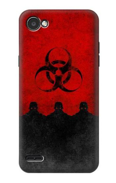 S2917 Biohazards Virus Red Alert Case Cover Custodia per LG Q6