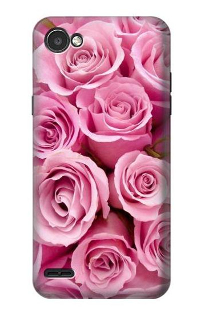 S2943 Pink Rose Case Cover Custodia per LG Q6