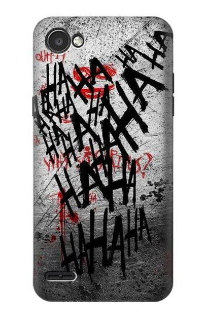 S3073 Hahaha Blood Splash Case Cover Custodia per LG Q6