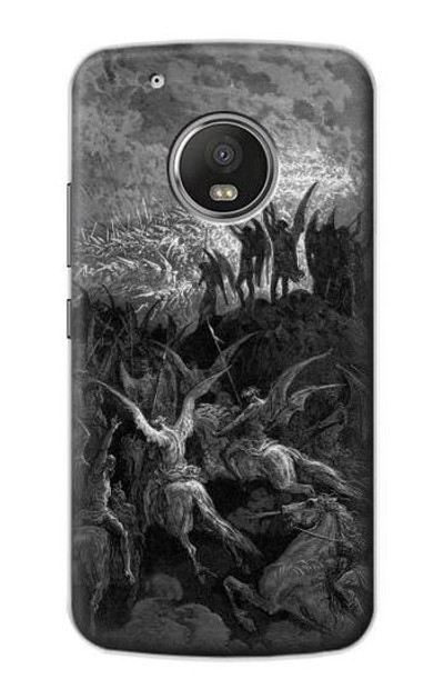 S1026 Gustave Dore Paradise Lost Case Cover Custodia per Motorola Moto G5 Plus