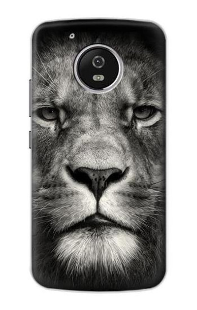 S1352 Lion Face Case Cover Custodia per Motorola Moto G5