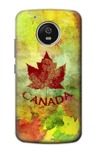 S2523 Canada Autumn Maple Leaf Case Cover Custodia per Motorola Moto G5