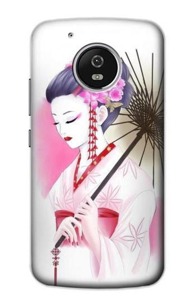 S2579 Japanese Traditional Geisha Kimono Case Cover Custodia per Motorola Moto G5