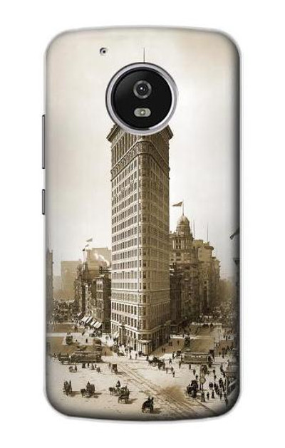 S3046 Old New York Flatiron Building Case Cover Custodia per Motorola Moto G5