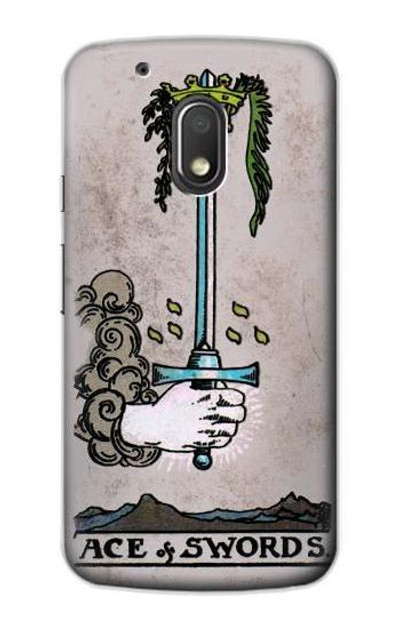 S2482 Tarot Card Ace of Swords Case Cover Custodia per Motorola Moto G4 Play