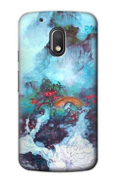 S2724 White Dragon Pool Lui Haisu Case Cover Custodia per Motorola Moto G4 Play