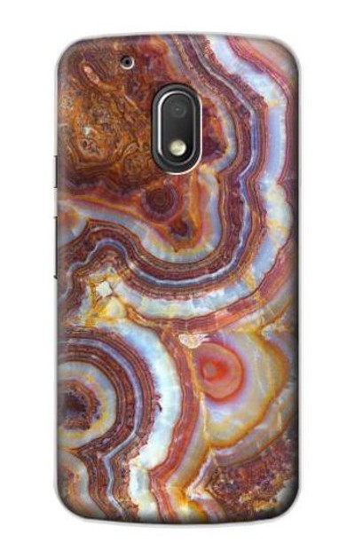 S3034 Colored Marble Texture Printed Case Cover Custodia per Motorola Moto G4 Play