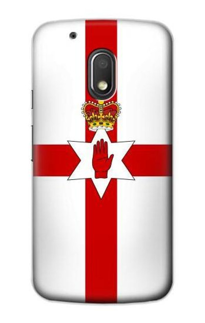 S3089 Flag of Northern Ireland Case Cover Custodia per Motorola Moto G4 Play