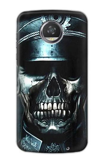 S0754 Skull Soldier Zombie Case Cover Custodia per Motorola Moto Z2 Play, Z2 Force