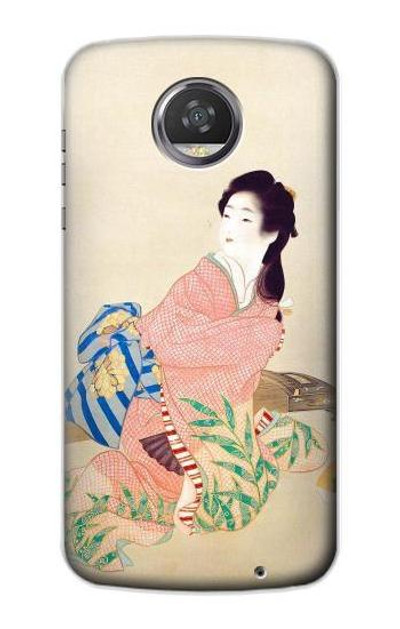 S0889 Japan Art Kimono Case Cover Custodia per Motorola Moto Z2 Play, Z2 Force