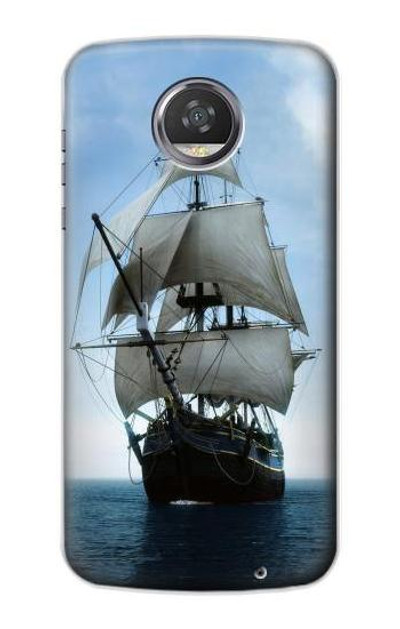 S1096 Sailing Ship in an Ocean Case Cover Custodia per Motorola Moto Z2 Play, Z2 Force