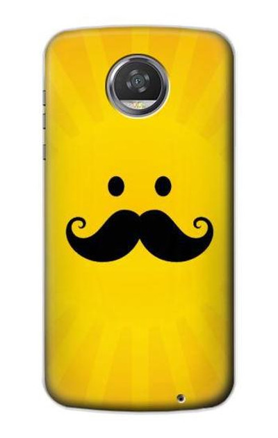 S1145 Yellow Mustache Sun Case Cover Custodia per Motorola Moto Z2 Play, Z2 Force