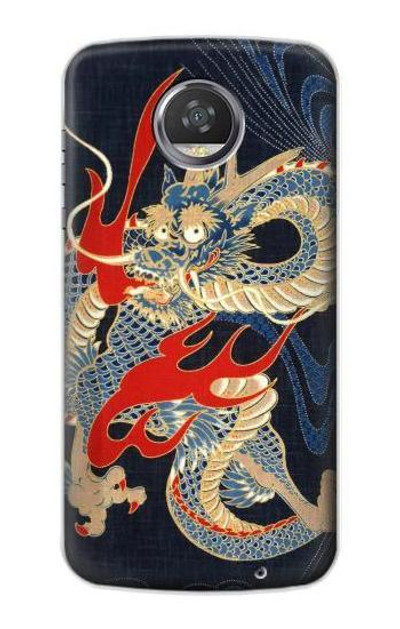 S2073 Japan Dragon Art Case Cover Custodia per Motorola Moto Z2 Play, Z2 Force