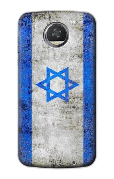 S2614 Israel Old Flag Case Cover Custodia per Motorola Moto Z2 Play, Z2 Force