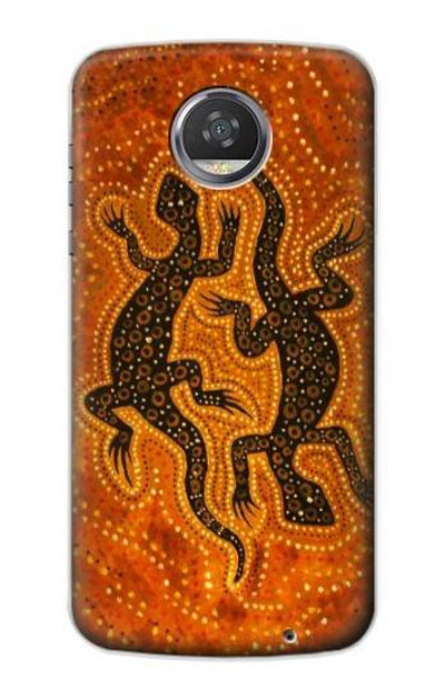 S2901 Lizard Aboriginal Art Case Cover Custodia per Motorola Moto Z2 Play, Z2 Force