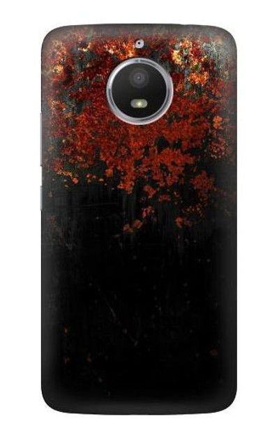 S3071 Rusted Metal Texture Graphic Case Cover Custodia per Motorola Moto E4 Plus