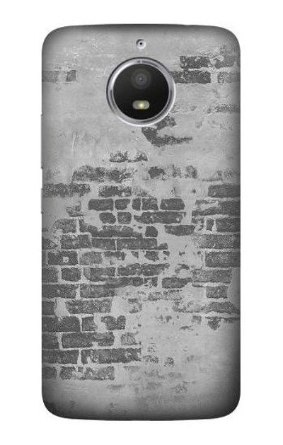 S3093 Old Brick Wall Case Cover Custodia per Motorola Moto E4 Plus