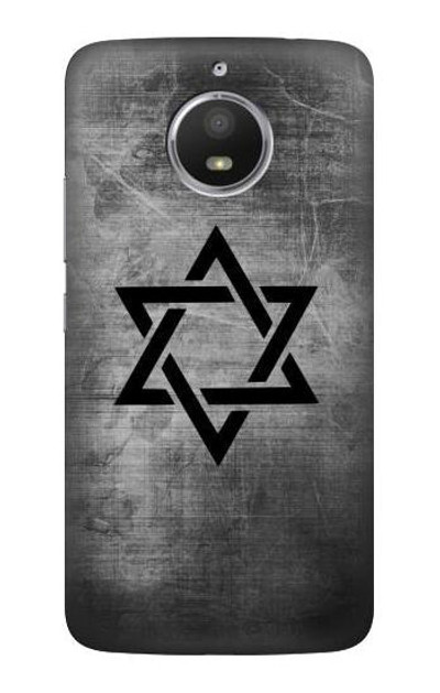 S3107 Judaism Star of David Symbol Case Cover Custodia per Motorola Moto E4 Plus