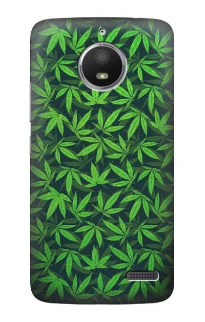 S2666 Marijuana Pattern Case Cover Custodia per Motorola Moto E4