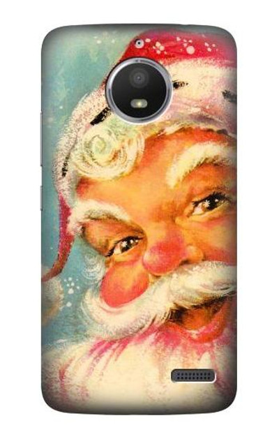 S2840 Christmas Vintage Santa Case Cover Custodia per Motorola Moto E4