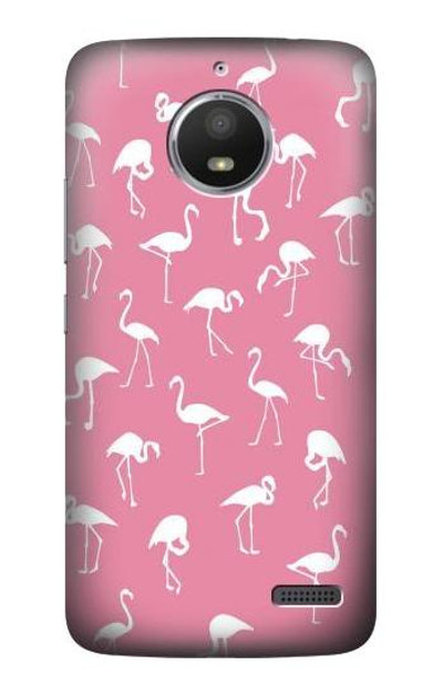 S2858 Pink Flamingo Pattern Case Cover Custodia per Motorola Moto E4