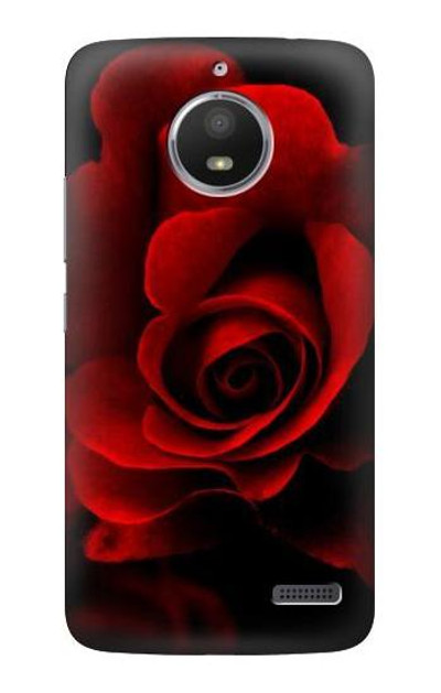 S2898 Red Rose Case Cover Custodia per Motorola Moto E4