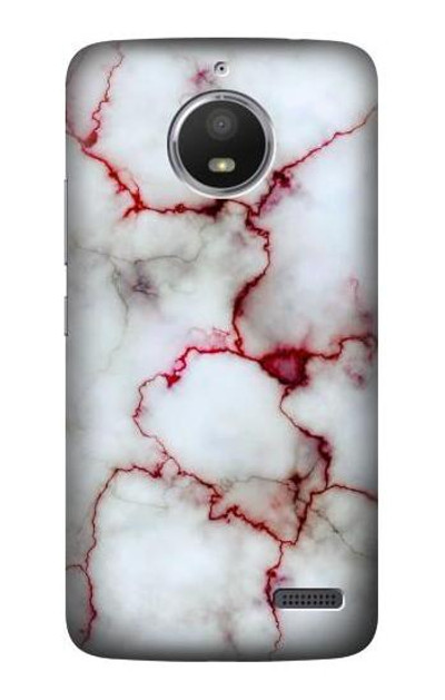 S2920 Bloody Marble Case Cover Custodia per Motorola Moto E4