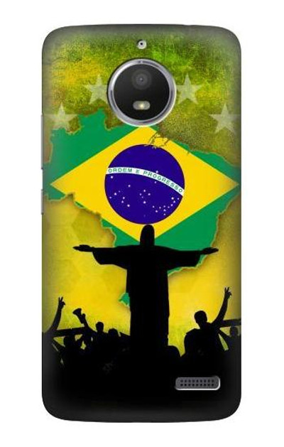 S2981 Brazil Football Soccer Copa 2016 Case Cover Custodia per Motorola Moto E4