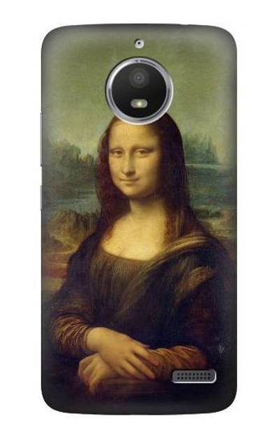 S3038 Mona Lisa Da Vinci Painting Case Cover Custodia per Motorola Moto E4