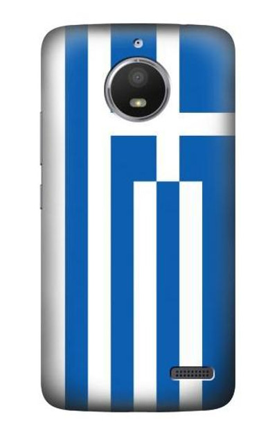 S3102 Flag of Greece Case Cover Custodia per Motorola Moto E4