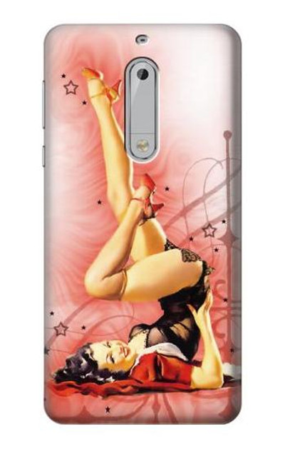 S1669 Pinup Girl Vintage Case Cover Custodia per Nokia 5