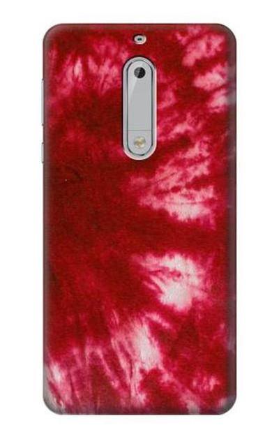 S2480 Tie Dye Red Case Cover Custodia per Nokia 5