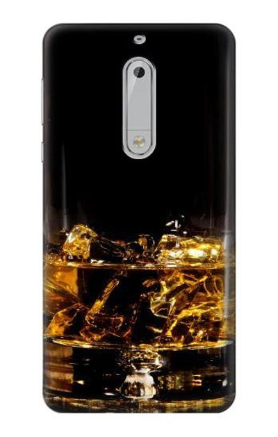 S2742 Ice Whiskey Whisky Glass Case Cover Custodia per Nokia 5