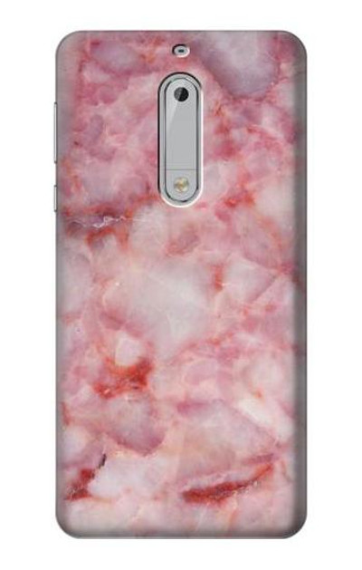S2843 Pink Marble Texture Case Cover Custodia per Nokia 5