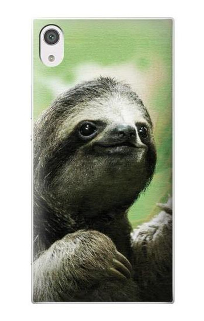 S2708 Smiling Sloth Case Cover Custodia per Sony Xperia XA1